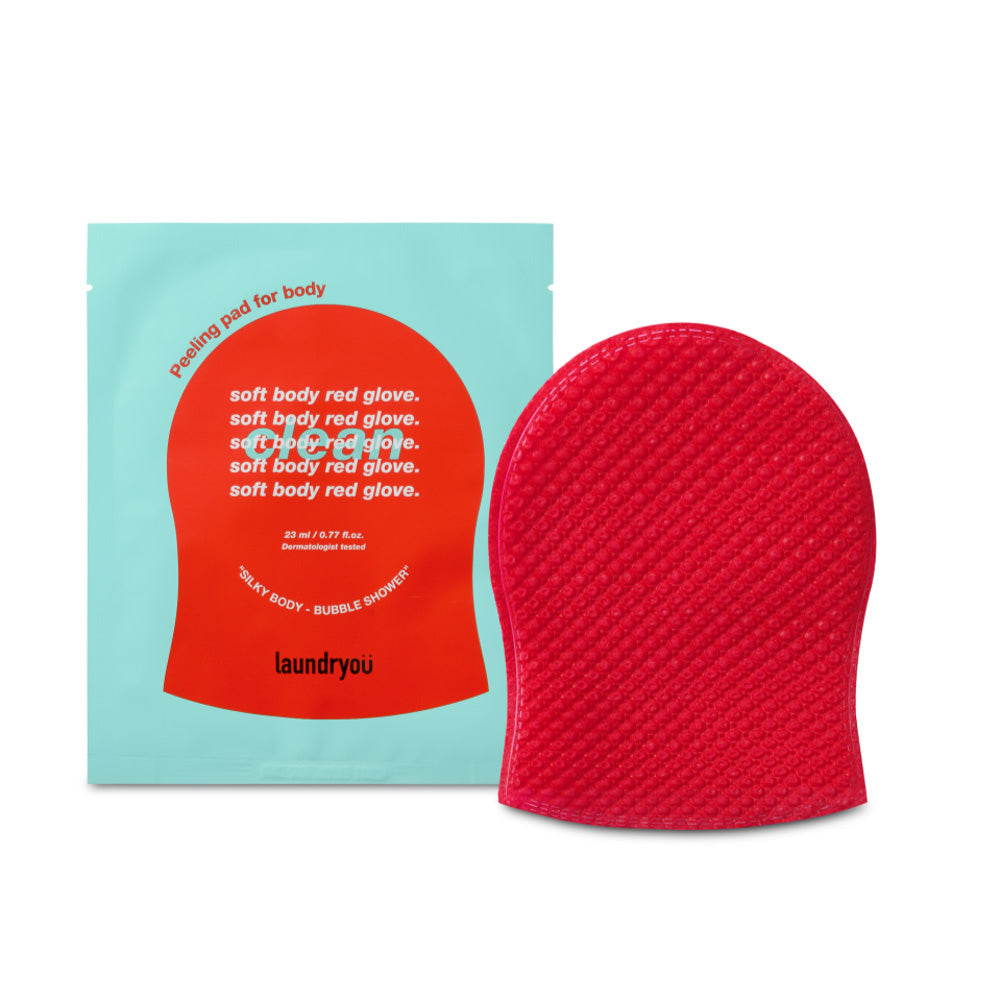 Glowora Soft Body Red Glove Clean 1Box