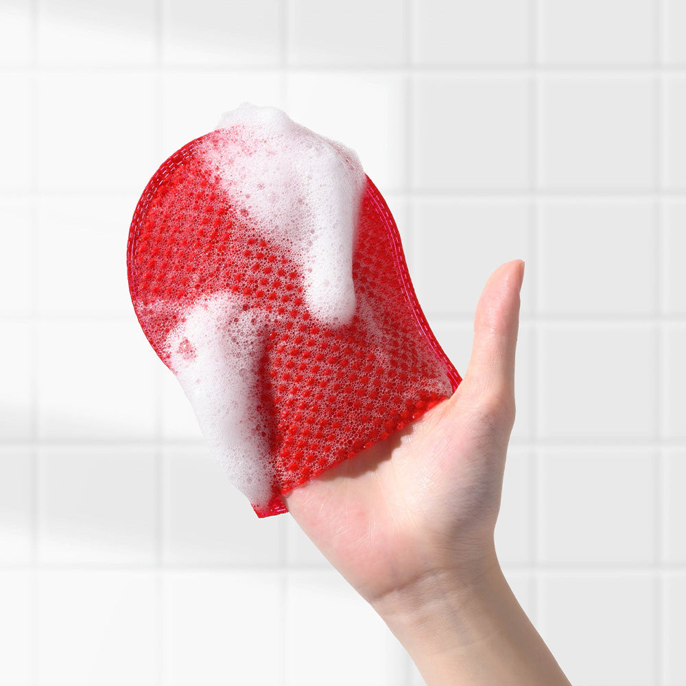 laundryou Soft Body Red Glove Clean 1Box (5pcs)