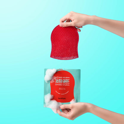 laundryou Soft Body Red Glove Clean 1Box (5pcs)